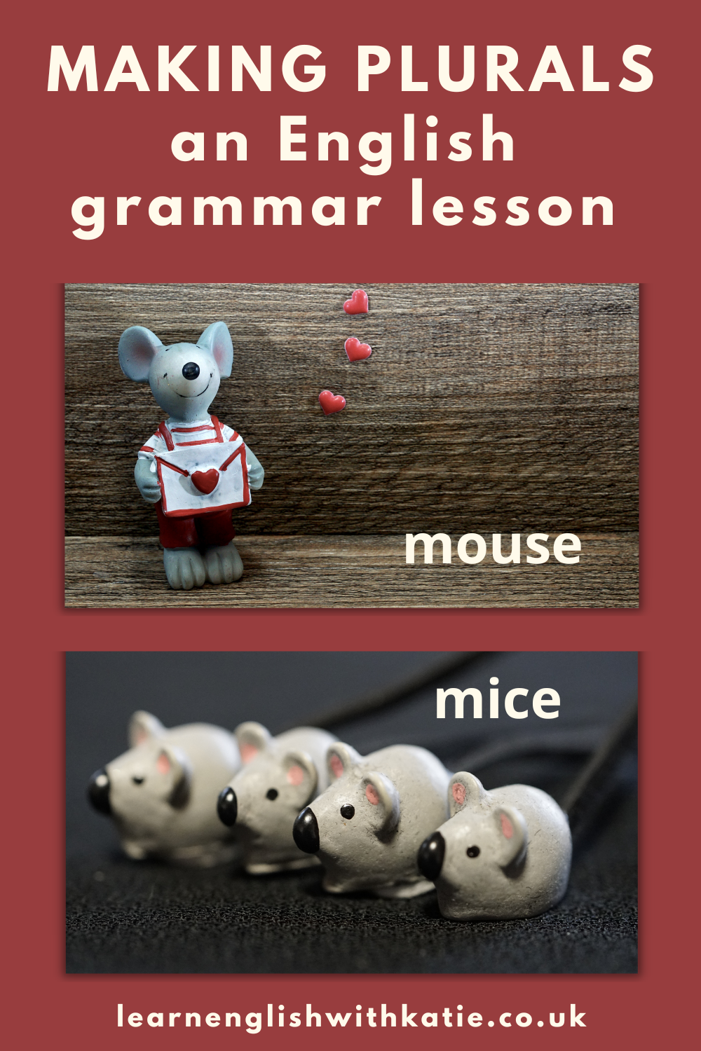 Pinterest pin featuring images of mouse and mice